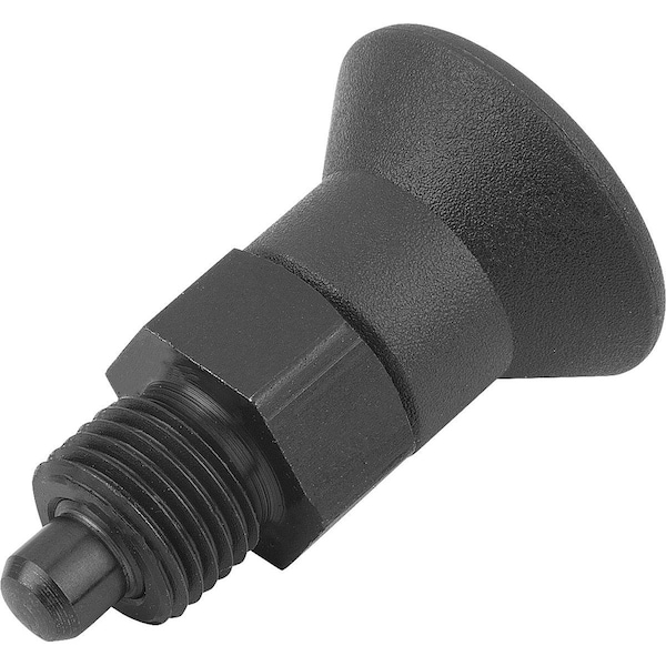 Indexing Plunger Short Vers W Thread Lock Size:4 D1=M20X1, 5, D=10, Form:Ap Wo. Groove Wout Locknut,